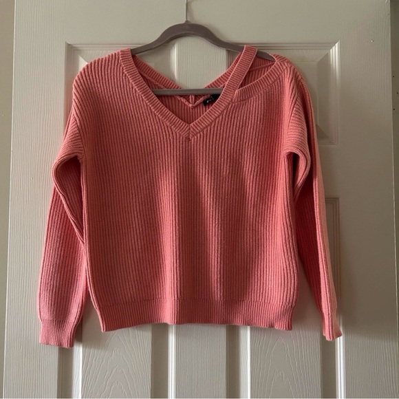 NWT Boston Proper Cut-Out One Shoulder Shaker Knit Sweater - Picture 4 of 9